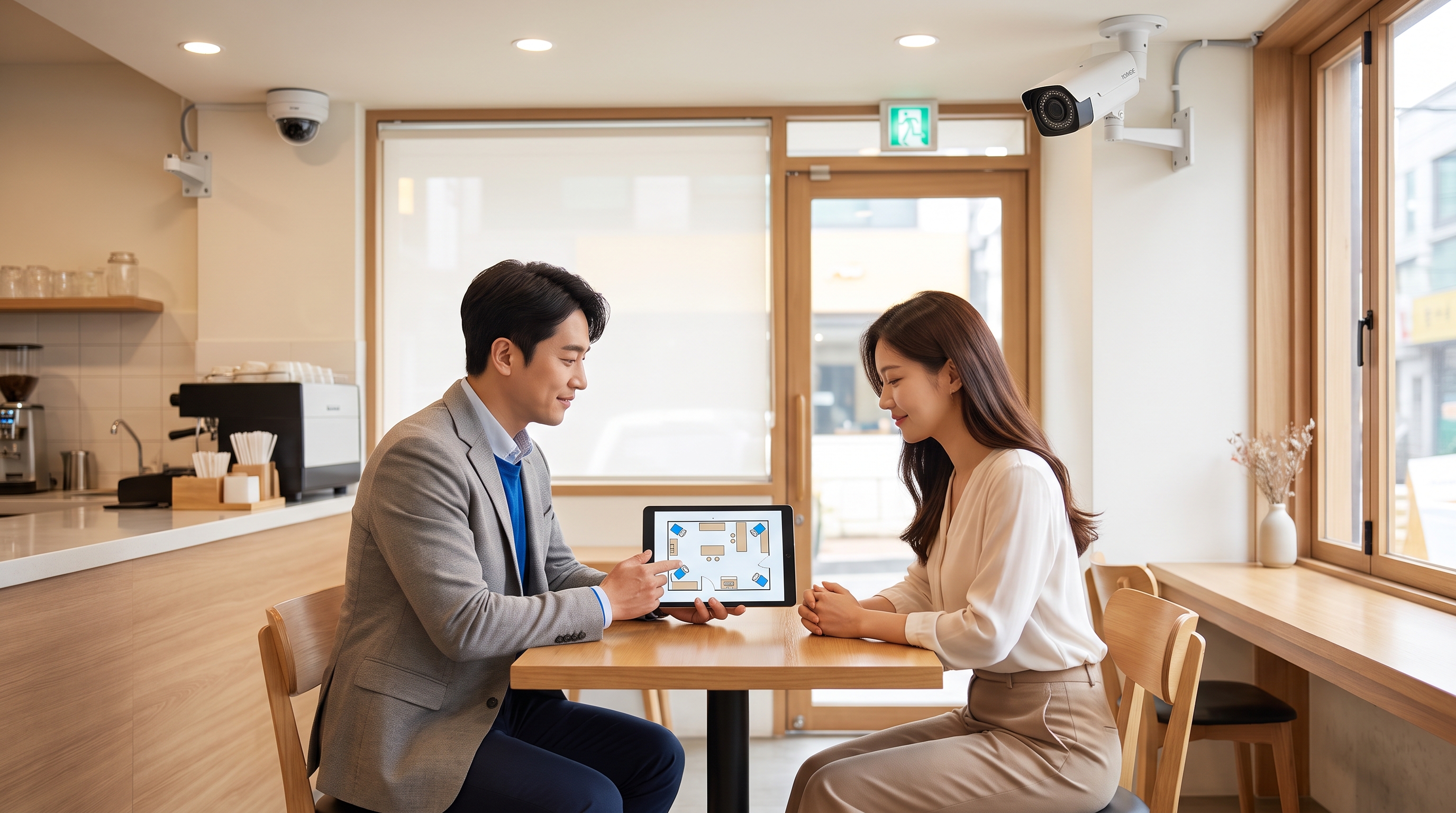 핵심 위치 설치 설치 사례의 CCTV 설치 이미지