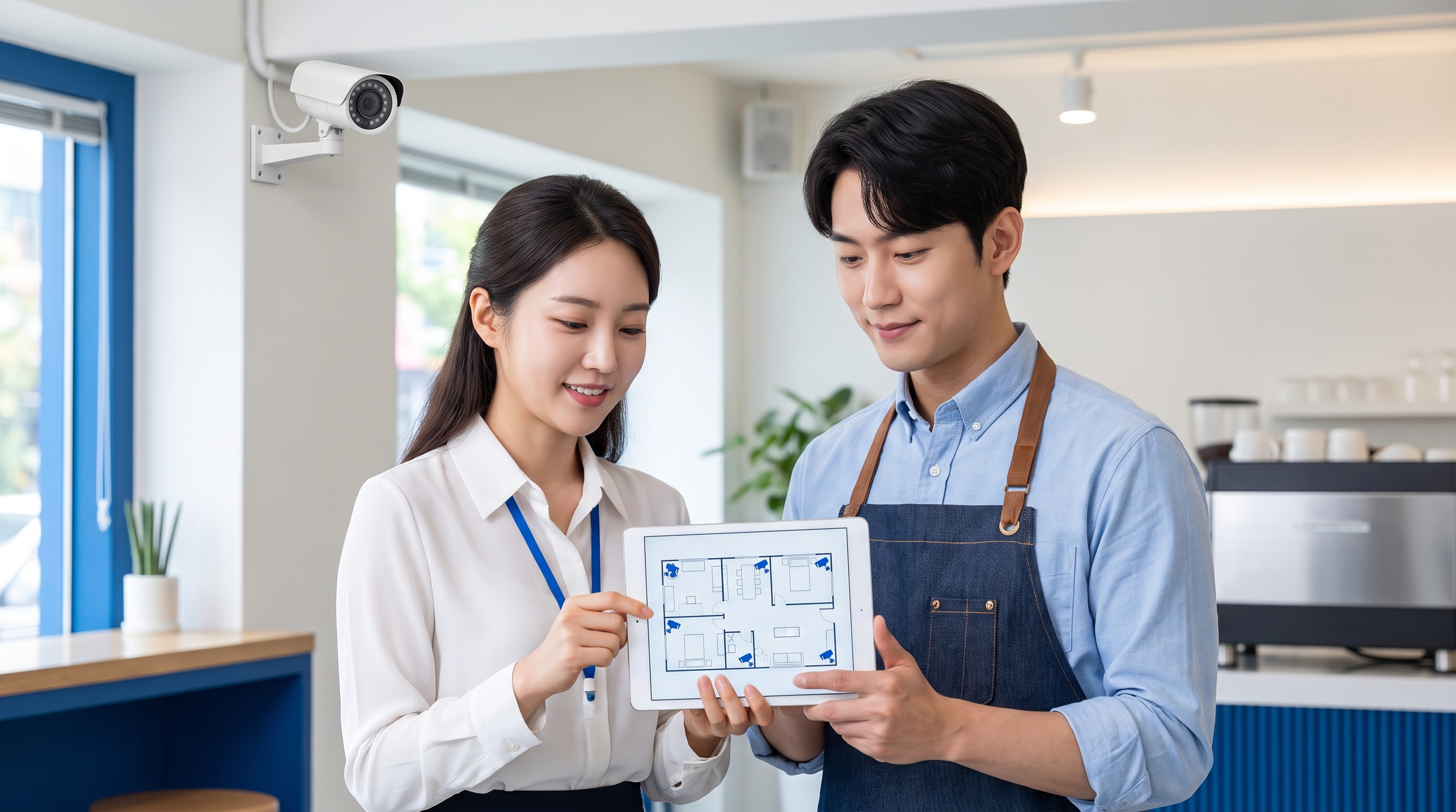 핵심 위치 설치 설치 사례의 CCTV 설치 이미지
